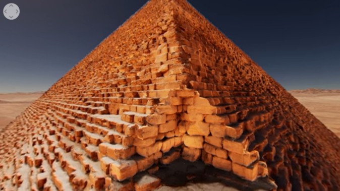 ギザの三大ピラミッドのvr映像が公開 ひとつひとつの石の形まで再現 Mogura Vr