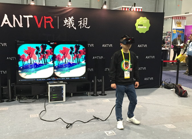 【CES2016】中国のANT VR、解像度2K、視野角110度、ポジション・トラッキングありのVRヘッドセットを展示 | Mogura VR