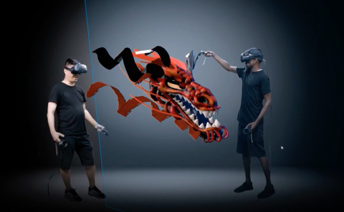 VR内で最大4人でペイントや彫刻『MasterpieceVR』
