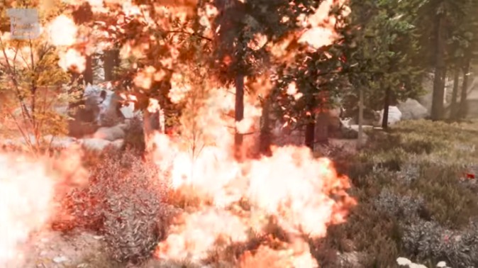 一瞬で山火事が広がる映像を再現、自然災害被害を警告 | Mogura VR