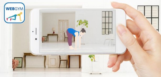 自宅で手軽にエクササイズ、フィットネスクラブのARヨガアプリ | Mogura VR