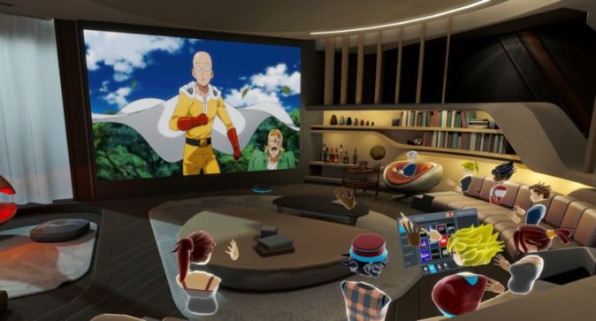 テレビをVRで友達と視聴 VRアプリ「Bigscreen」に新機能