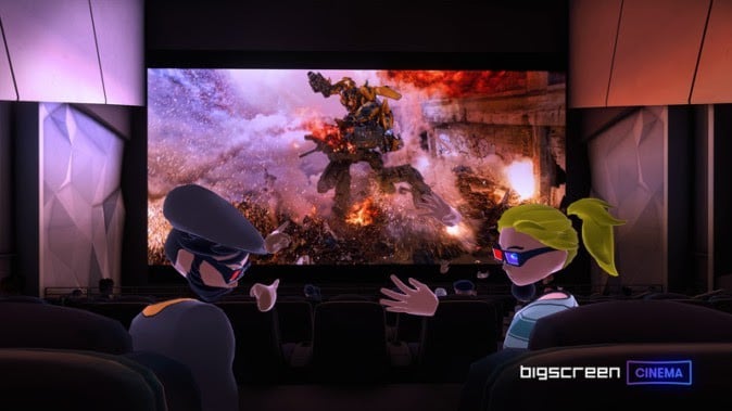 VRで友達と映画を見る「Bigscreen Beta」3D映画レンタル可能に | Mogura VR