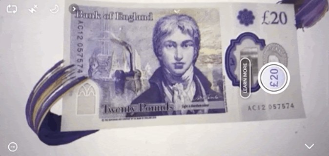 お札がARで"動く名画"に。イギリスで新紙幣が発行 | Mogura VR