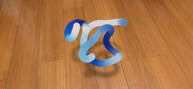 「Apple Event」のロゴ ARでうねうね動く仕掛けが話題に | Mogura VR