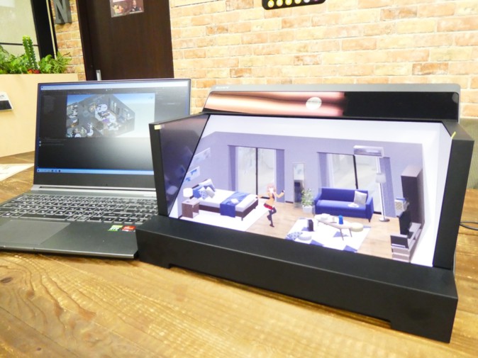 高校の授業にSONY「空間再現ディスプレイ」導入 生徒が制作した3D映像を表示