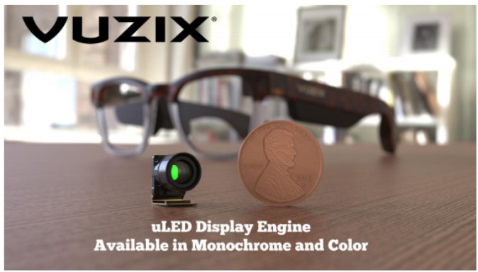 「メガネそのもの」なスマートグラス狙う、Vuzixが超小型マイクロLEDディスプレイを共同開発 | Mogura VR