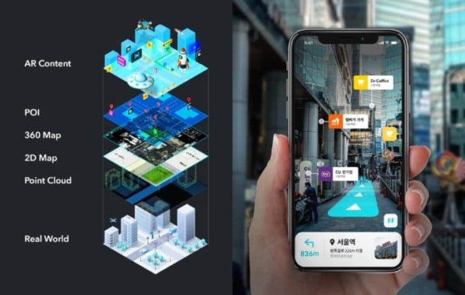 韓国企業が独自のARプラットフォーム発表、VPS活用で3Dマップ生成 | Mogura VR