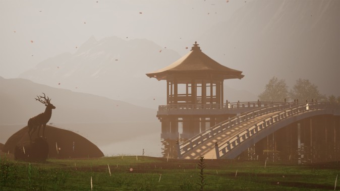 奈良公園を散策するVRウォーキングシミュ「VR Nara Park」Steamで発売