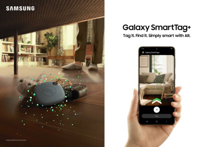 サムスンが「Galaxy SmartTag+」発表、ARで落とし物の場所が分かる | Mogura VR