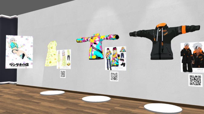 VRoid系衣装展示会「VRoid Fashion Mall」が開催 会場内で試着も可能