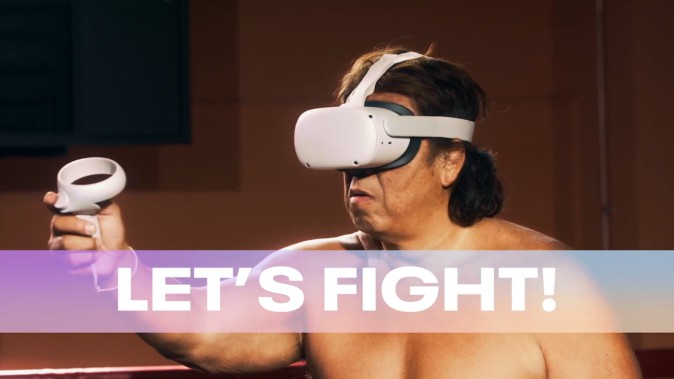 長州力がOculus Quest 2を体験 「一回やると絶対ハマるぞ」 | Mogura VR