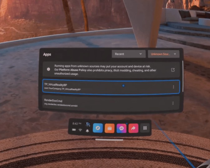 Oculus Questのホーム画面に新ツールバーが実装か