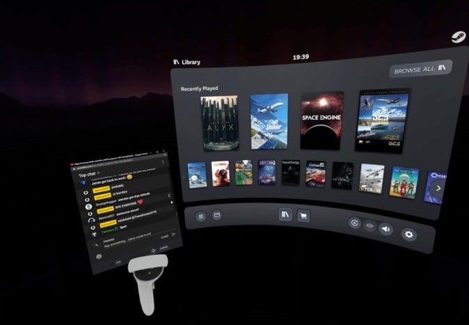 「SteamVR」がバージョン1.17にアップデート。視野角変更やコントローラーへのウィンドウ固定が正式実装 | Mogura VR