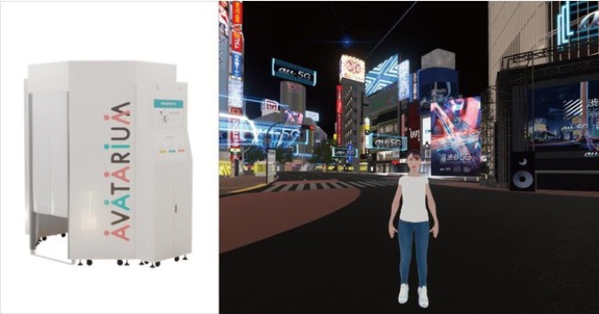 完全自動アバター生成システムが渋谷に設置 制作されたアバターは「バーチャル渋谷」と連携 | Mogura VR
