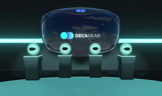 シンガポール発の多機能なVRヘッドセット「DecaGear」がバーチャルマーケット6でお披露目に。製品予約受付も | Mogura VR