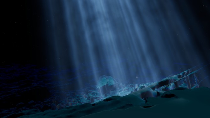 【VRChat】海底遺跡を歩いているかのようなワールドが登場 美しい…… | Mogura VR